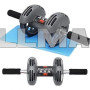 Фітнес тренажер із двома колесами Power Stretch Roller 907-44